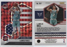 2020 Panini Mosaic National Pride Reactive Red Prizm Lamelo Ball #257 Rookie RC
