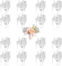 Silver Corsage Wristlet Band, Elastic Wrist Corsage Bracelets Bands for Women, S