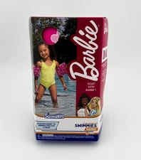 Swimways Barbie Floaties For Arms Kids Ages 3-5 Swimmies New