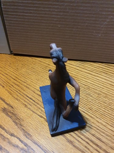 Pferd Resin Figuren machen Yoga Posen Zen Meditieren 4 Stück Vintage - Bild 13 von 19