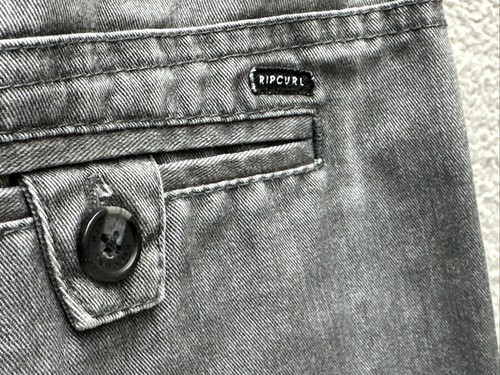 Rip Curl Shorts Mens 30 Gray Chino Twill Casual Custom Fit - Picture 8 of 16