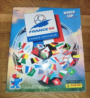 Panini France 98 World Cup Sticker Album Gut Ohne Iran Ein Engländer Fehlt Rare