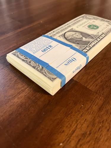 100 Consecutive One Dollar Bills $1 1995 UNCIRCULATED - Picture 7 of 14