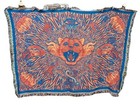 The Cat Throw With Parrots Snakes & Monkeys By John Howard 68 X 50 MSRP $175