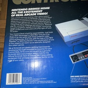 Controlador de Consola NES Original Cubierta de Control Caja Cable Cables de Alimentaci&oacute;n Funcionando