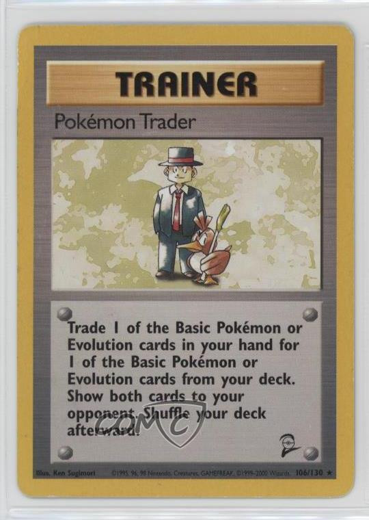 2000 Pokemon 2 Pokemon Trader #106 10cj