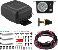 On Board Air Compressor System with Low Pressure Sensor Universal Air Spring Com