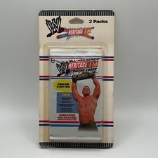 2008 WWE Heritage III Topps 2 Pack Blister Pack 5 Cards Per Pack Sealed Rare