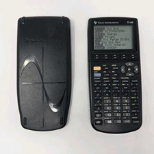 Texas Instruments Ti-86 Graphing Calculator with Cover Tested Working ✅
