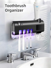 Automatic UV Toothbrush Sterilizer Holder Wall Mounted Toothbrush Case New UK