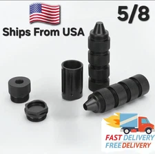 Aluminium Lug Nut Cover Cones 1.375X24 With Cleaning Chamber & 5/8 24Hose Inlet