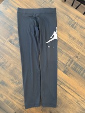 Nike Jordan Girl’s Leggings Youth Size L 12-13 Yrs 45b792-K25 Black/Pink $30
