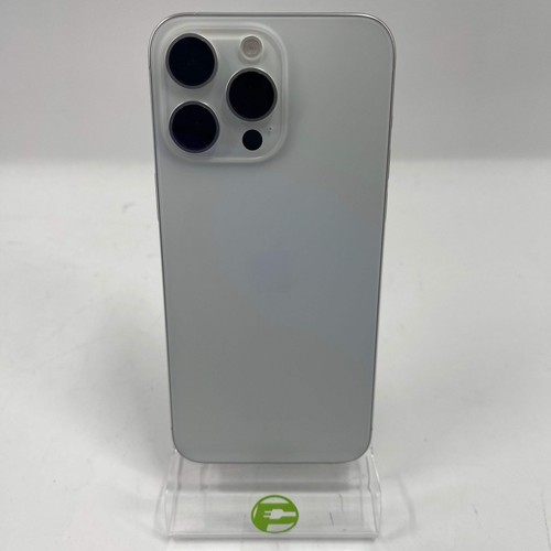 Unlocked Apple iPhone 15 Pro Max 256GB 18.5 White MU673LL/A - Photo 4 sur 8