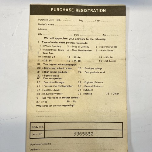 Asahi Pentax K1000 35mm Film Camera Silver Pentax 50mm 1:2 Lens UNTESTED Manual - Picture 10 of 15