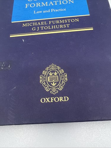 Contract Formation: Law and Practice by Michael Furmston, G.J. Tolhurst... - Foto 4 di 16