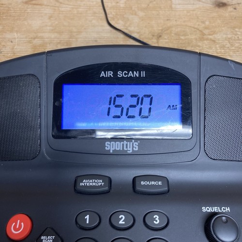 Sporty’s Air Scan 2 Con Radio Interrupt Aviazione 🙏 ANTENNA MANCANTE 🙏 - Foto 3 di 15