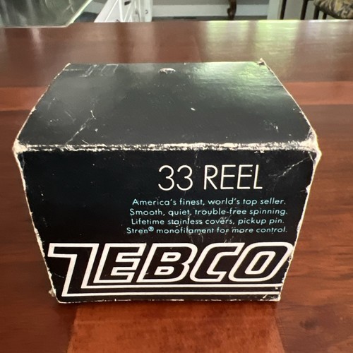 REEL DA PESCA VINTAGE ZEBCO 33 in SCATOLA ORIGINALE - Foto 10 di 10