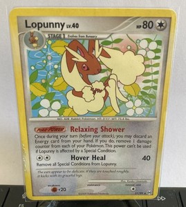 LOPUNNY 21/99 Platinum Arceus - Non Holo Pokemon Card 2009