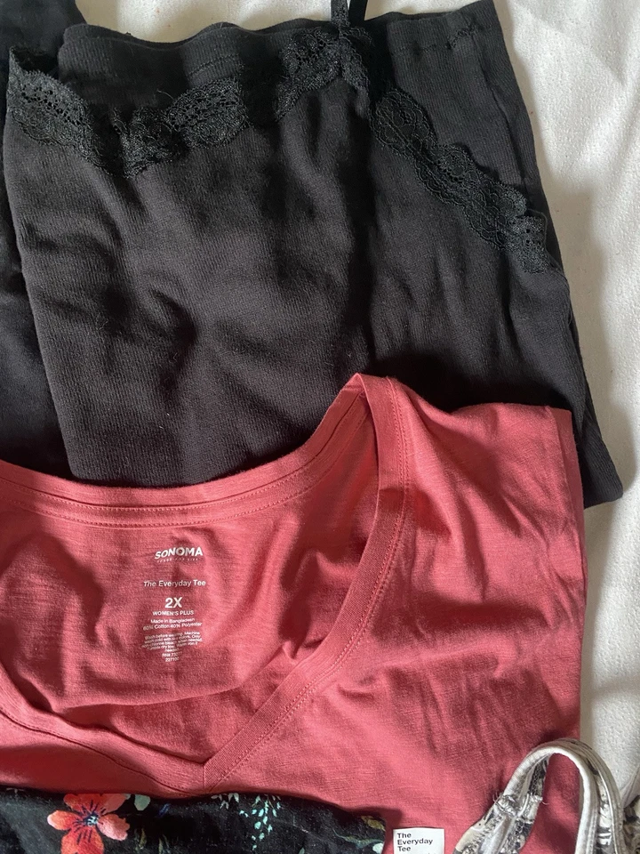 Lote de 16 camisetas manga camisa mujer Sonoma, Torrid, WW, Apt 9, SO plus 2X” Foto 4 de 4