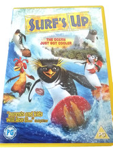Surf's Up The Ocean Just Got Cooler Preloved PG  DVD Includes Free Shipping