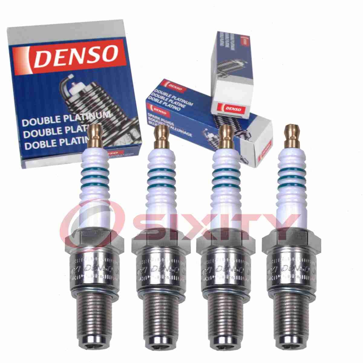 4 pc Denso Platinum Long Life Spark Plugs for 2012-2013 Volkswagen Golf 2.0L ut