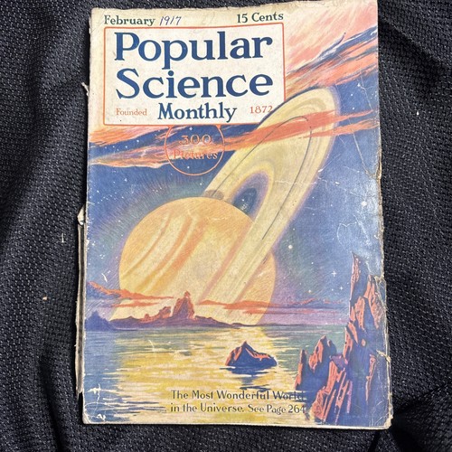 Antique Popular Science Magazine February 1917 300 Interesting pictures - Picture 1 of 13