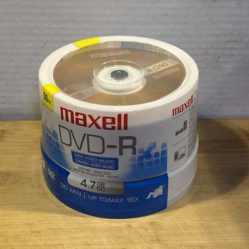 MAXELL DVD-R 4.7GB 120 MIN 16X 50 Pack ~ NEW & SEALED ~ N3 - Picture 7 of 7