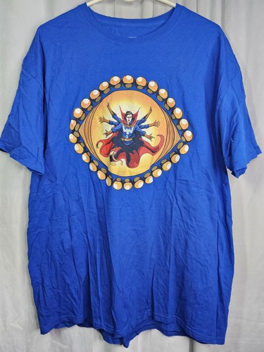 Marvel Doctor Strange Loot Crate Wear Blau Herren XL T-Shirt Kurzarm