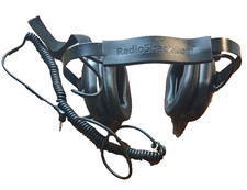 2x Radio Shack Race Noise Reducing Race Headphones Black- Car Racing