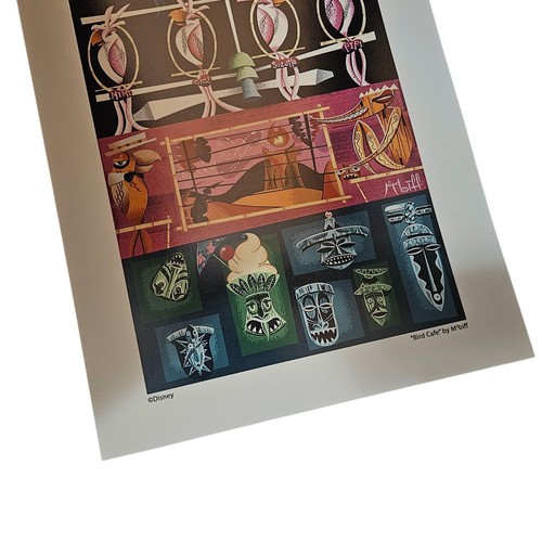 Parcs Disney Enchanted Tiki Room "Bird Cafe" Estampe par McBiff - Photo 3/7