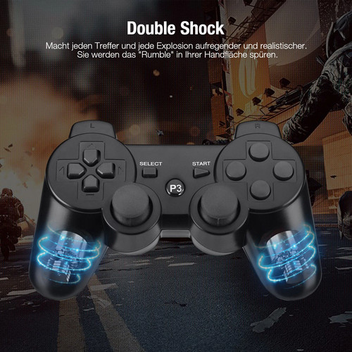 Wireless Bluetooth GamePad Controller For PS3 Playstation 3 Dual Vibration DHL - Bild 11 von 14