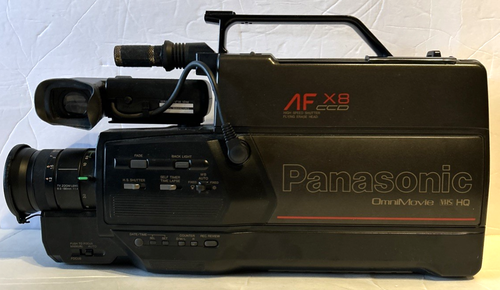Panasonic AF X8 CCD OmniMovie VHS HQ Camcorder Camera PV-420D - Picture 2 of 8