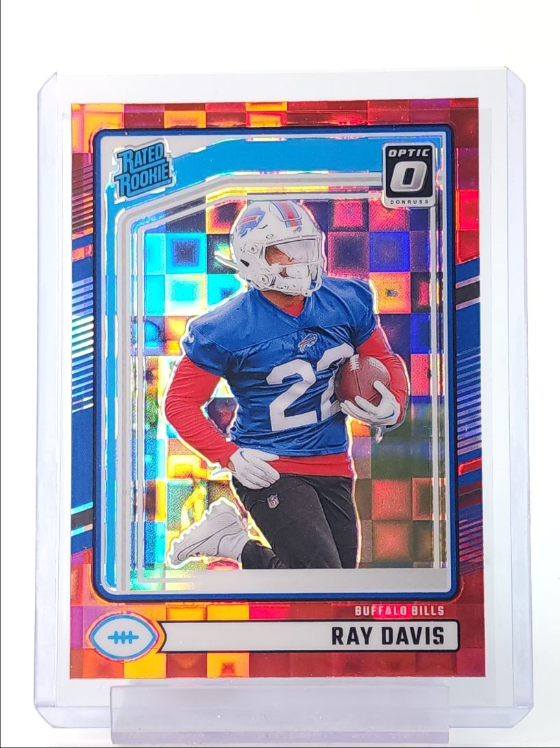 RAY DAVIS 2024 DONRUSS OPTIC PREVIEW RATED ROOKIE RED PANDORA RC Q3573
