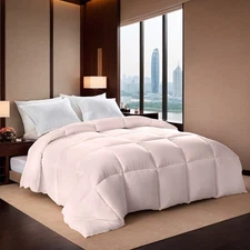 Pink Oversized Plump Thick Duvet Enhanced Warmth With Skin-friendly Comfort. P