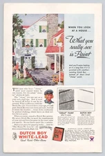 1934 Dutch Boy White-Lead Paint National Lead Company VINTAGE PRINT AD NG34