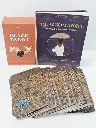 Black Tarot: An Ancestral Awakening Deck With Guidebook. No Box - Foto 5 di 5