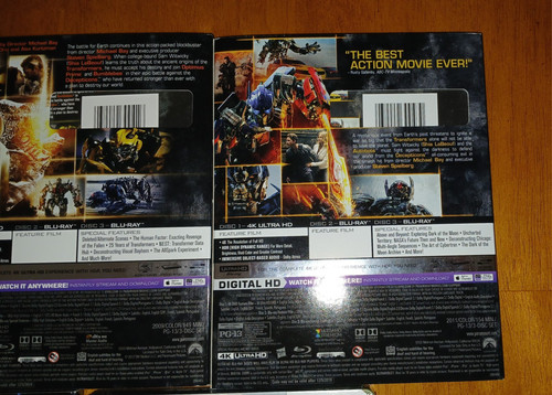 Transformers 5 Movie Orignal Release 4K Collection W/ Steelbook - Picture 13 of 14