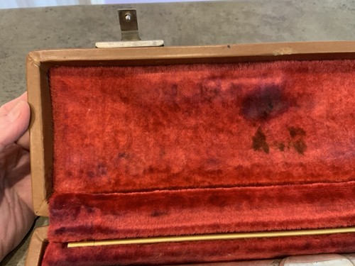 Vtg Artley 18-0 Silver Plated Flute & Hard Case Untested - Picture 10 of 11