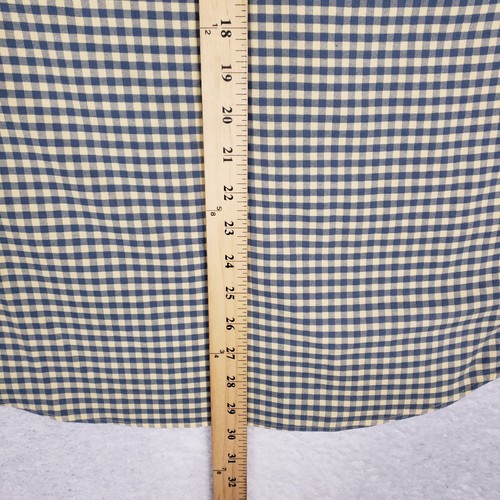 Chemise boutonnée en vichy Faherty taille L beige marine stretch style décontracté intelligent - Photo 8/8