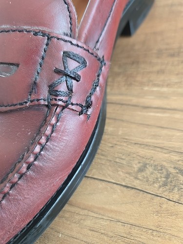 Bass Weejuns Women's Leather Penny Loafers Katherine II (0804) Burgundy 7.5W EUC - Picture 20 of 22