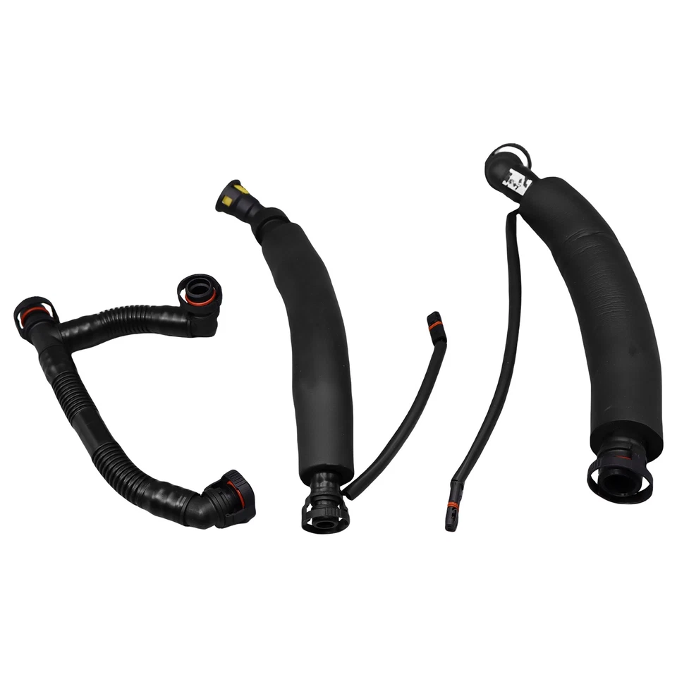 For 2006 325i 330i E90 2006-2007 525i 530i E60 New Crankcase Breather Hose Kit - Image 3 of 4