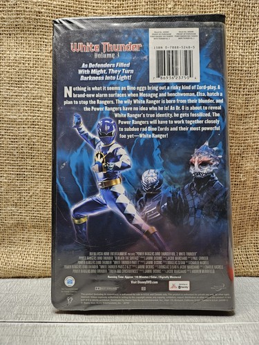Power Rangers - Dino Thunder Vol. 3: White Thunder (VHS, 2004) - Picture 2 of 6