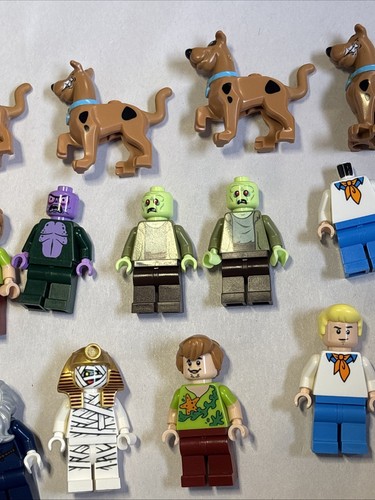 Lot 15 Lego Scooby Doo Minifigures Shaggy Fred Mummy Zeke Light House Keeper - Picture 3 of 3