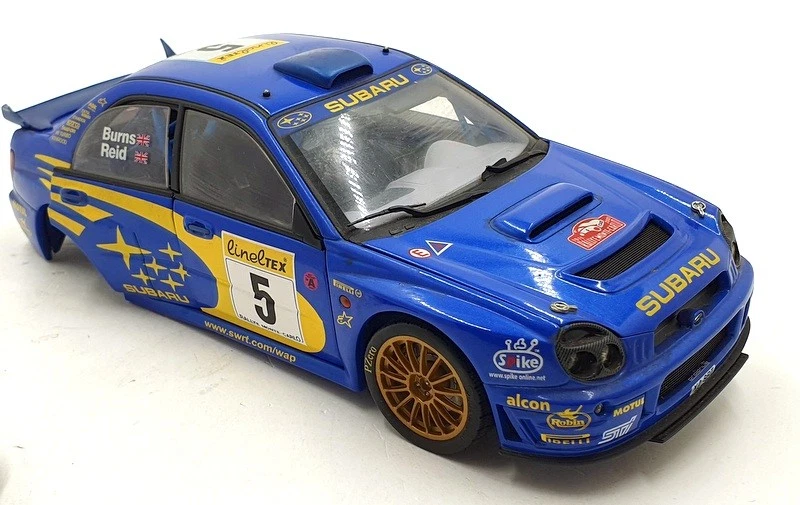 Autoart 1/18 Scale Diecast 13625E - Subaru Impreza WRC RMC #5 R.Burns - Image 2 of 4