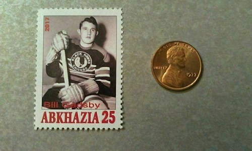 2017 NHL HOCKEY Players RARE Hockey Stamps HOF ABKHAZIA 25 EUROPEAN YOU PICK - Picture 18 of 108