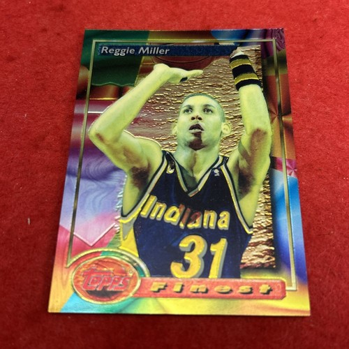 Reggie Miller - 1994 Topps Finest and 1989-90 Fleer (2nd Year Card) #65 - Picture 4 of 14