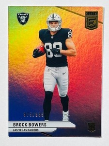 2024 Donruss Elite Brock Bowers Silver RC 975 /999 Raiders