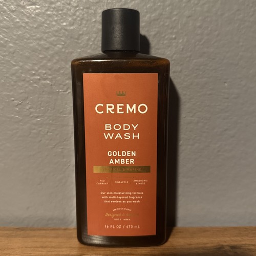 Jabón corporal para hombre Crema rica en espuma ámbar dorado 16 fl oz grosella roja pino - Imagen 7 de 8