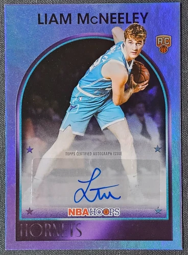 2025-26 Topps NBA Hoops Liam Mcneeley 1989 Hoops Signature Rookie Auto #89S-LMC
