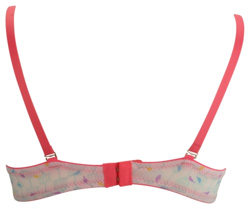 Zest Ladies Printed Padded Underwired T-Shirt Bra A Cup - Picture 26 of 66